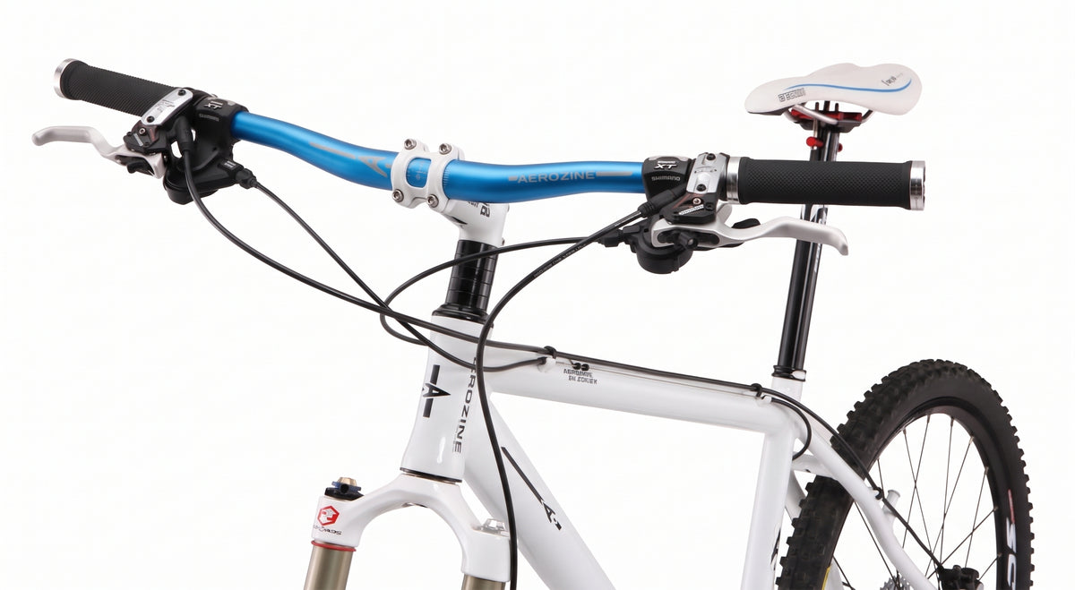 AEROZINE XBR5 Mountain Bike Handlebar 31.8mm AL7050 Flat Bar Blue XC AM