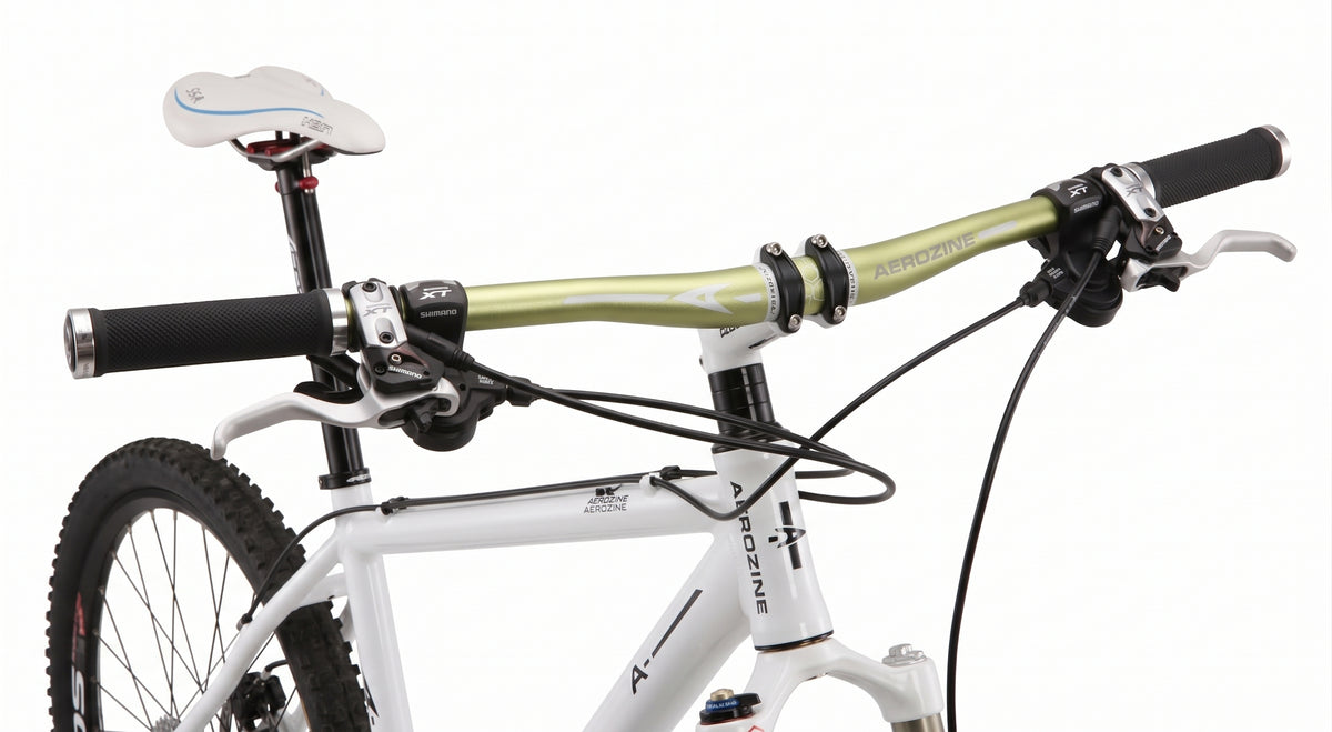 Green Flat Bar AEROZINE XBR5 31.8mm Mountain Bike Handlebar AL7050 XC Trail MTB