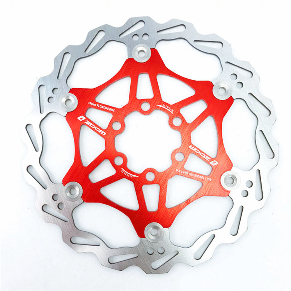 Zoom Mountain Cyclocross eBike Bicycle Disc Floating Brake Rotor 160mm 6"