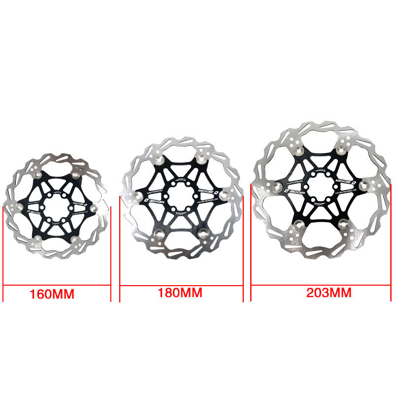 Zoom Mountain Cyclocross eBike Bicycle Disc Floating Brake Rotor 160mm 6"