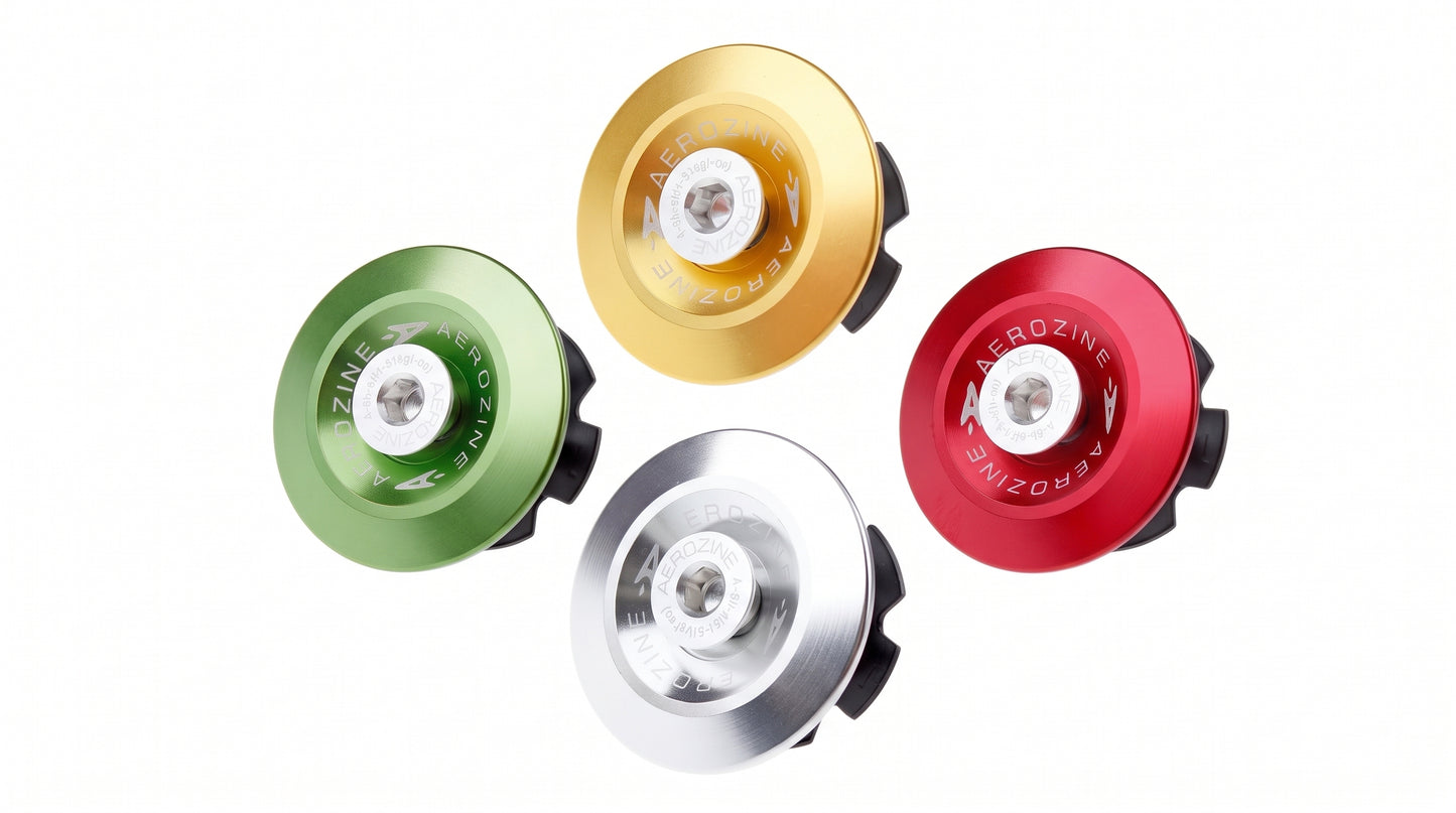 AEROZINE 1-1/8" Bike Headset Top Cap Stem Cover + Star Nut MTB Road Alloy