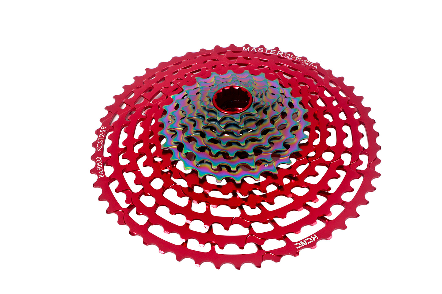 KCNC 12 Speed Cassette 9-52T MTB Bicycle Multi Color for SRAM Eagle XD Driver Red