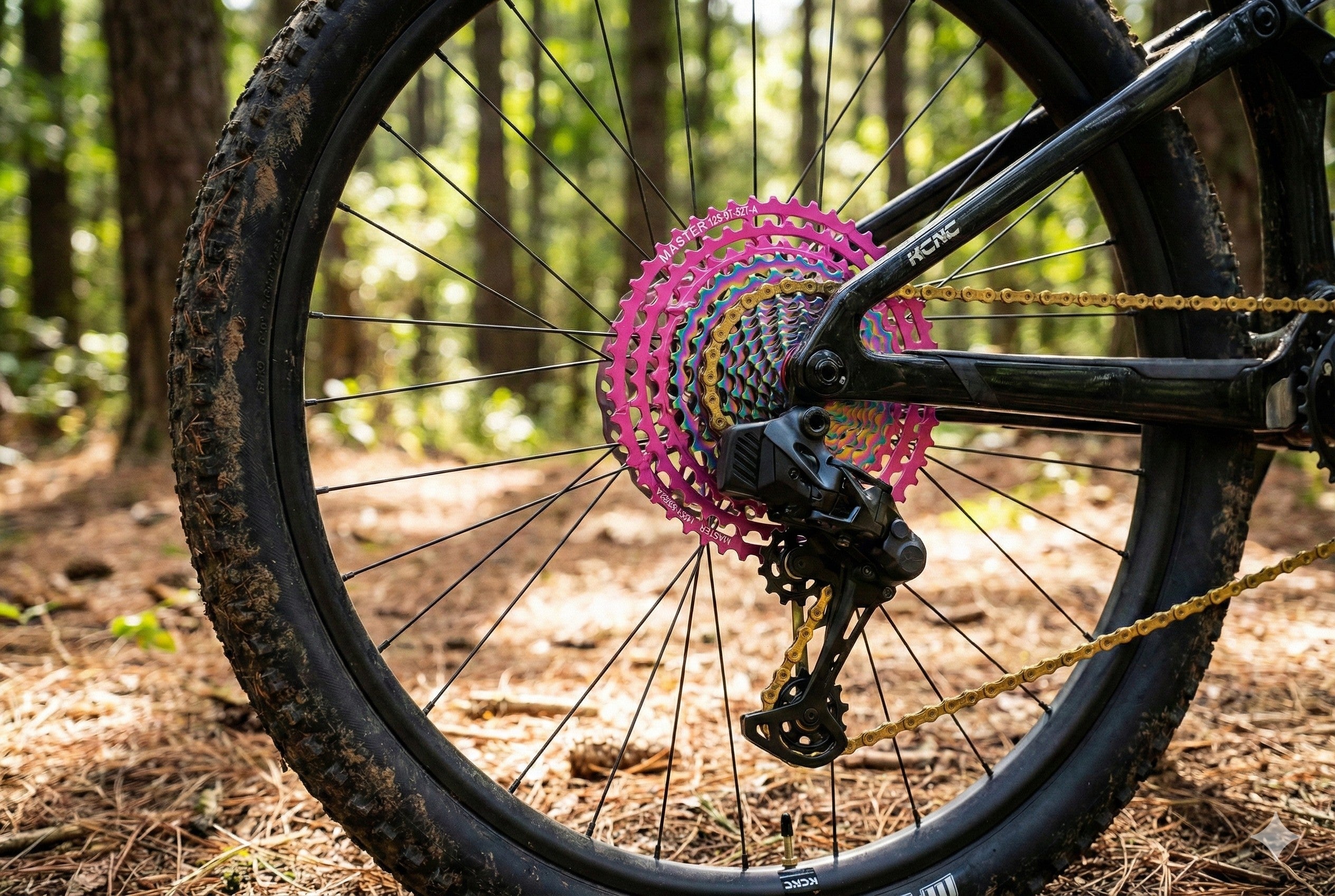 KCNC 12 Speed Cassette 9-52T MTB Bicycle Multi Color for SRAM