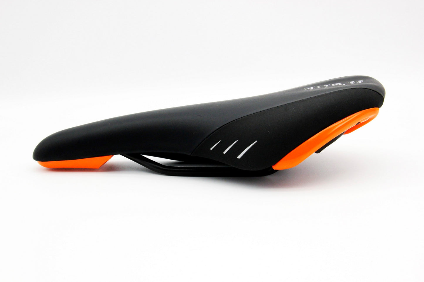 Fizik Nisene Road Mountain eBike Bicycle Saddle Black Bike Seat w/Orange shell