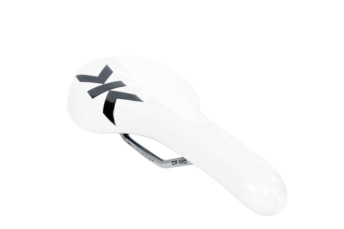KORE Performance Bicycle Saddle Cr-Mo Rails Road MTB Bike Seat White