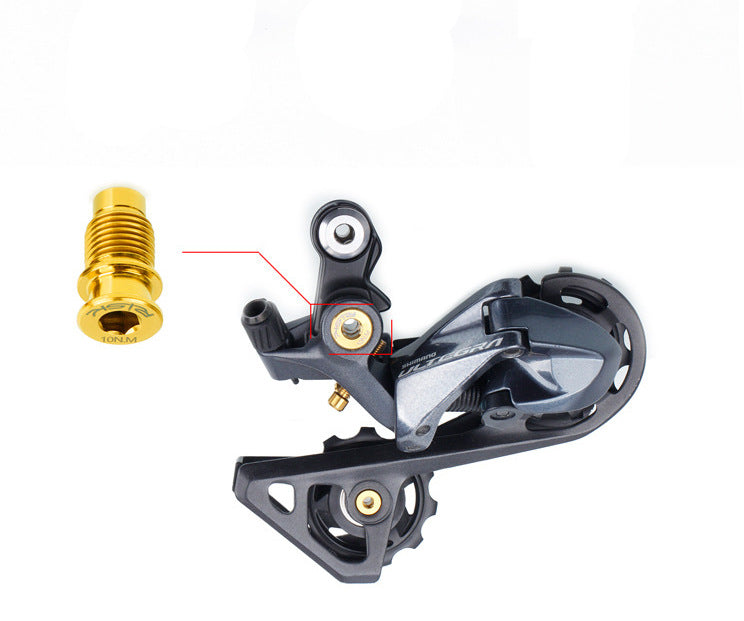 Swishti Titanium Bicycle Rear Derailleur Axle Unit Bolt For Shimano R8000 Gold