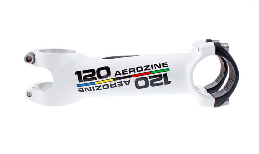 Aerozine XS7 Road MTB E-Bike Cycling AL7050 Stem w/Titanium bolts 6D 120mm White