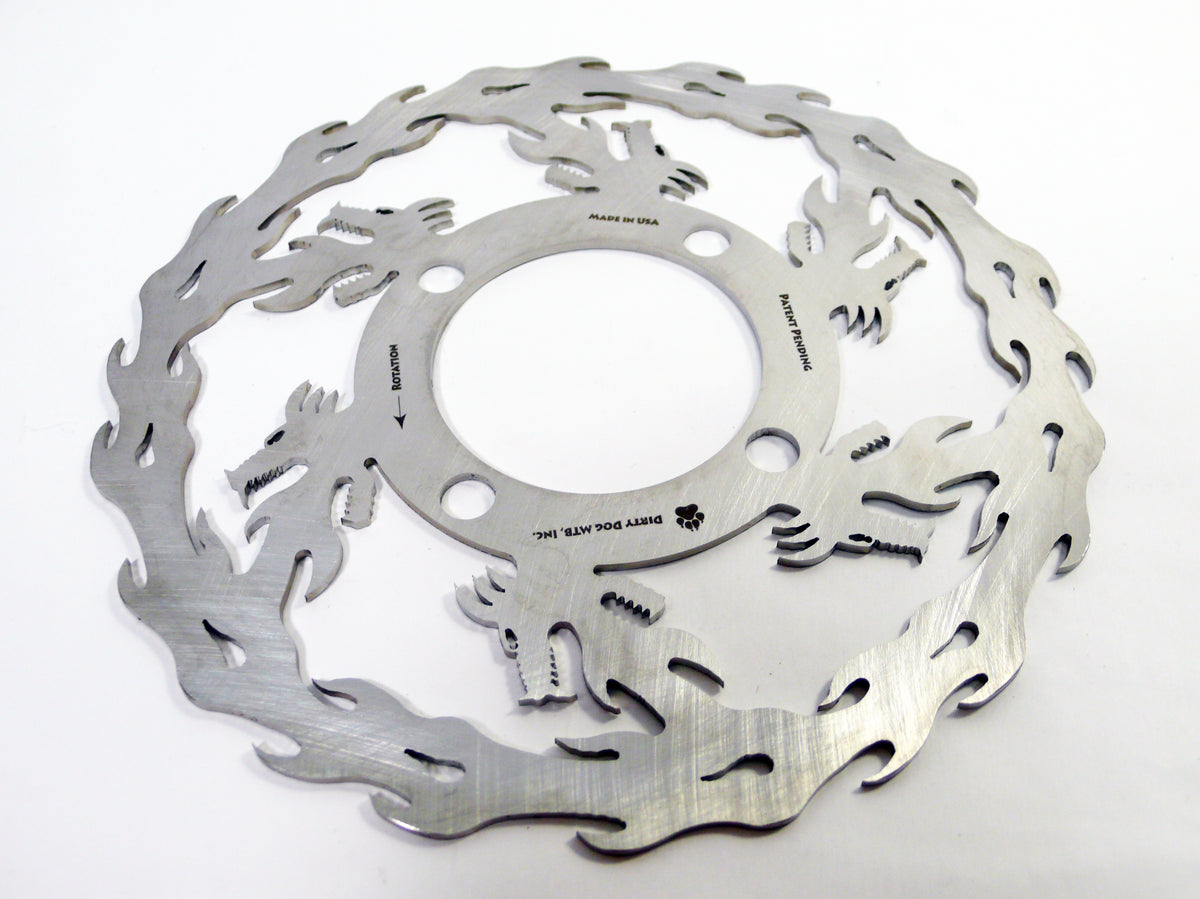 Dragonscale Rotor Disc Dirty Dog Dragon Rohloff Tour E-Bike Bicycle Disc Brake Rotor 160mm 6 ...