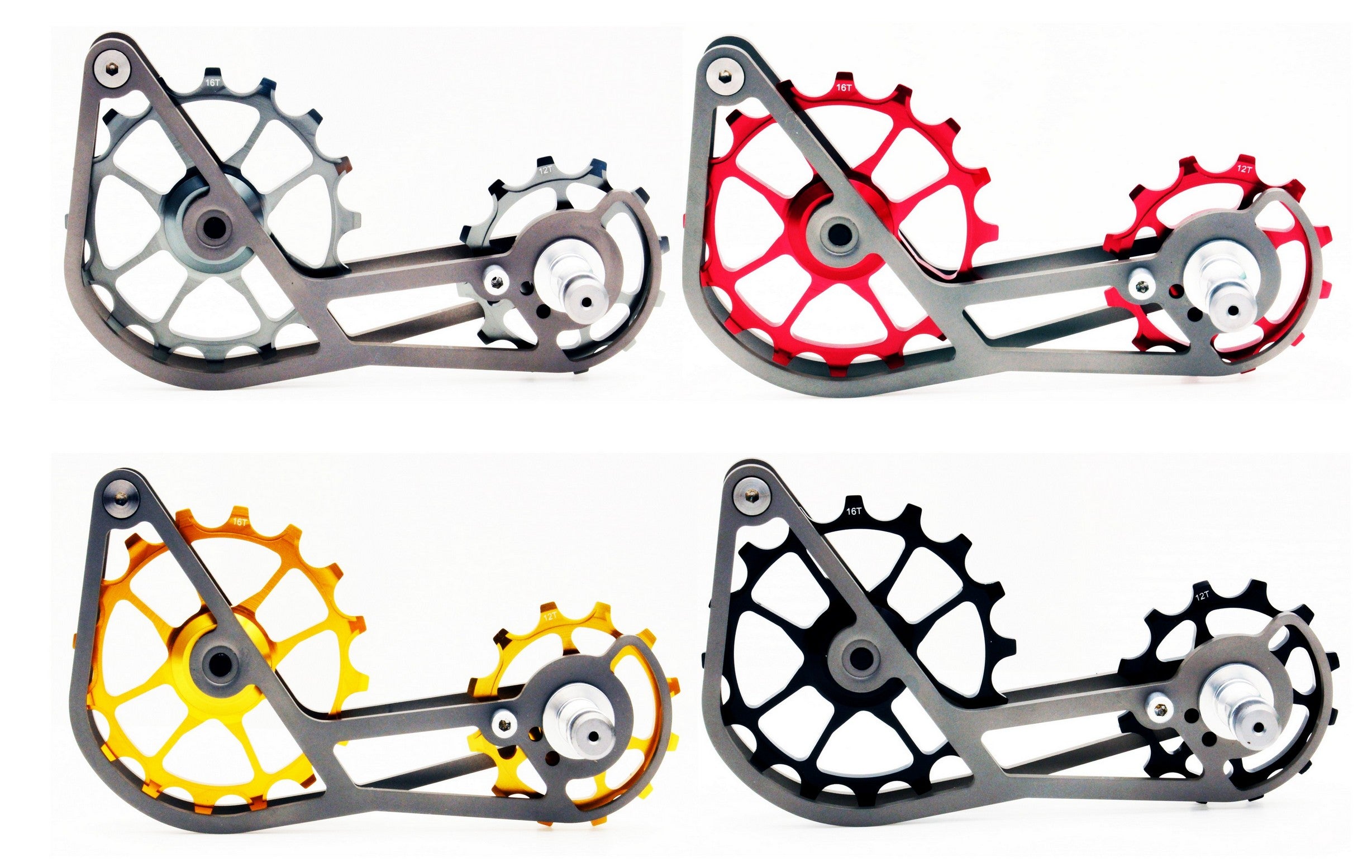 SwishTi Bicycle Oversized Pulley Titanium Cage for Shimano